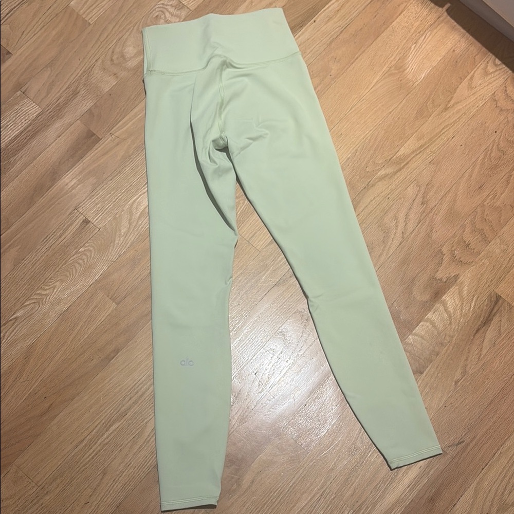 ALO Yoga Light Green High-Waist Leggings